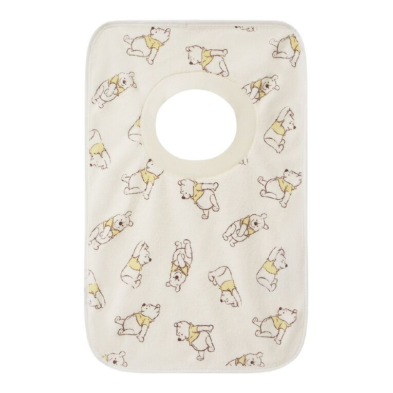 Winnie the Pooh Baby Bibs 3 Pack, Cream, hi-res