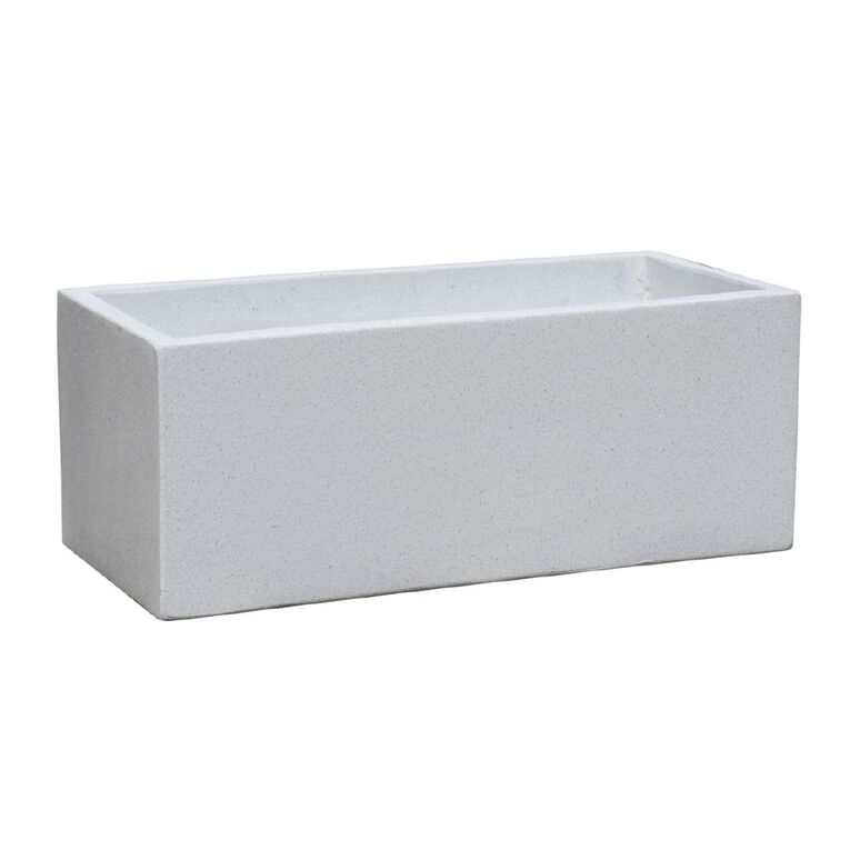 Kiwi Garden Terrazzo Trough White, , hi-res