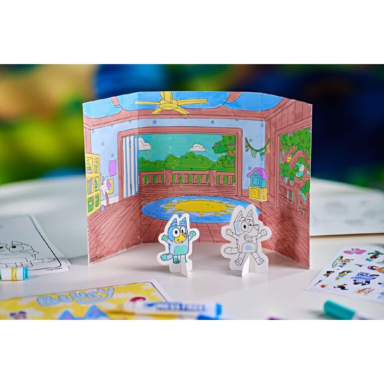 Crayola Mess Free Bluey Activity Kit, , hi-res