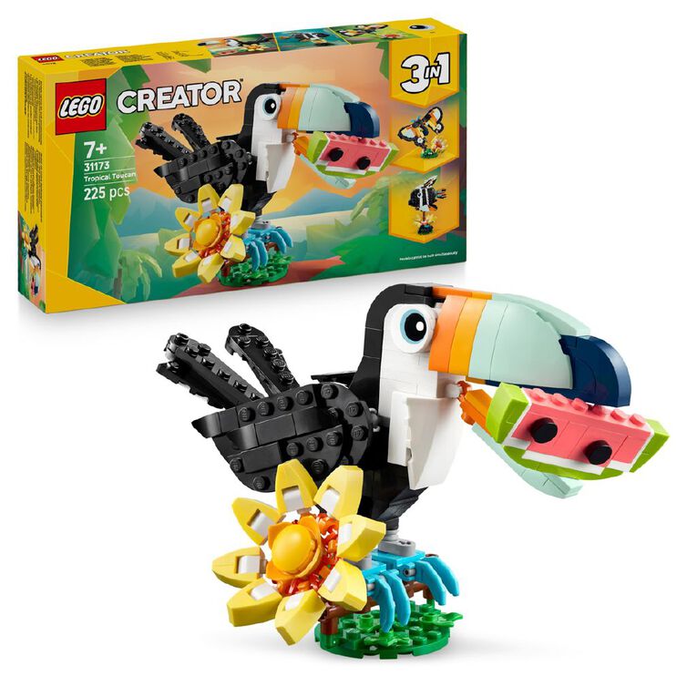 LEGO CREATOR Wild Animals Tropical Toucan 31173, , hi-res