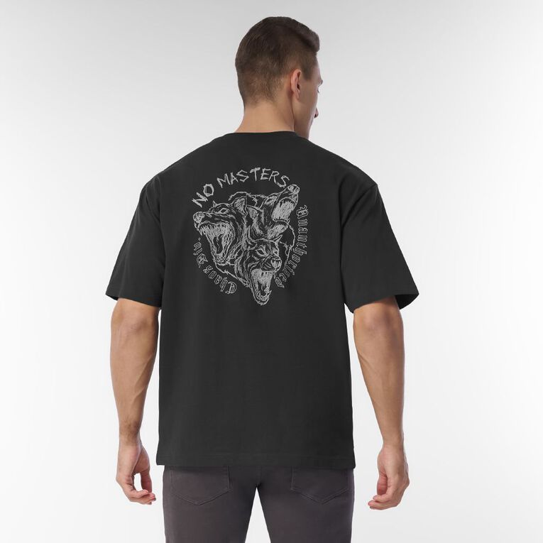 Garage Men's Heavyweight Boxy Tee, Grey Dark, hi-res