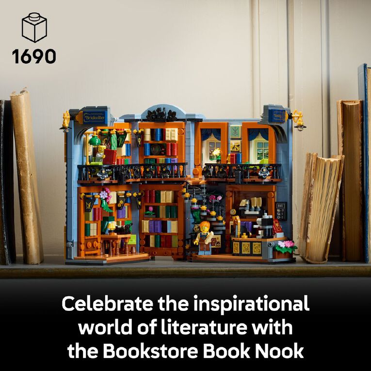 LEGO Icons Bookstore: Book Nook 11379, , hi-res