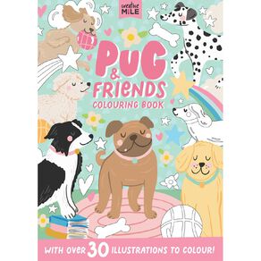 Pug & Friends Colouring Book by Christie Williams
