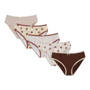 H&H Girls' Briefs 5 Pack