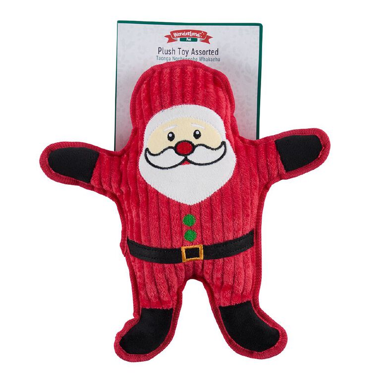 Wonderland Pet Santa Gingerbread Toy Assorted, , hi-res