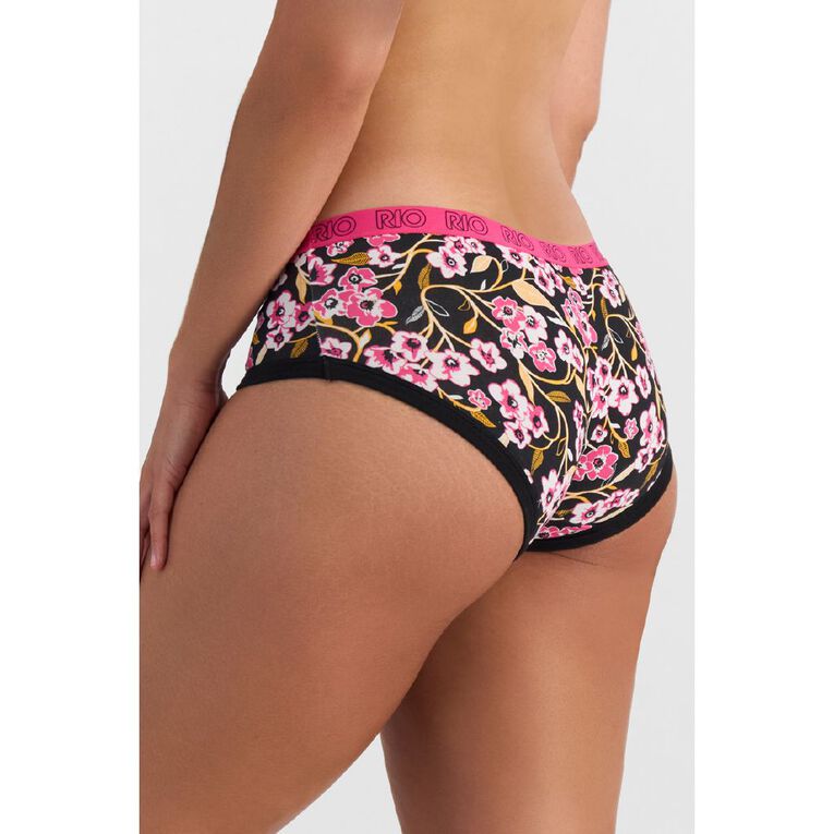 Rio Women's Boyleg Briefs 5 Pack, Pink Mid, hi-res