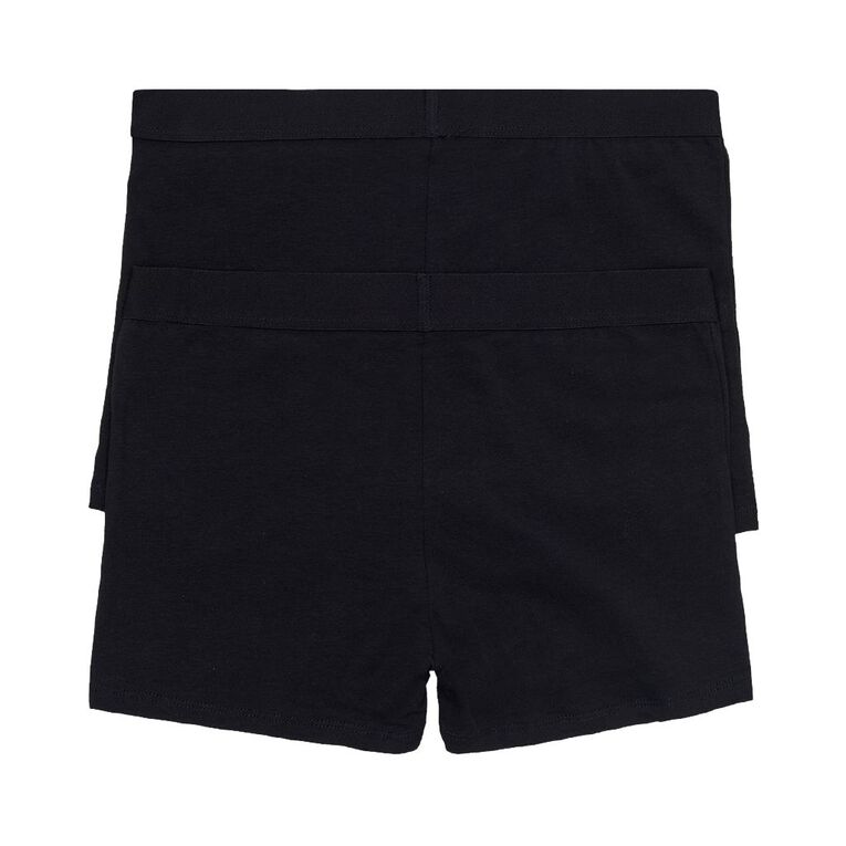 Rio Women's Netball Active Shortie 2 Pack, Black, hi-res