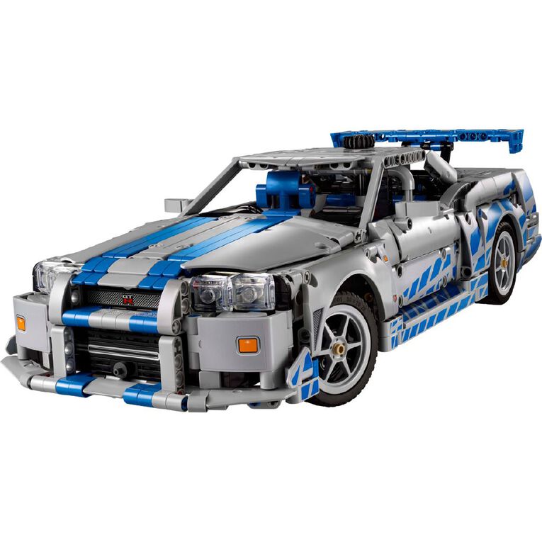 LEGO Technic 2 Fast 2 Furious Nissan Skyline GT-R R34 Model Car 42210, , hi-res