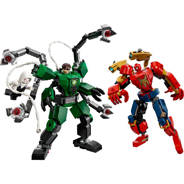 LEGO Marvel Super Heroes Mech Battle Spider Man vs Doc Ock 76338, , hi-res