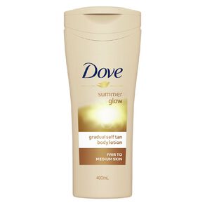 Dove Summer Glow Fair To Medium Body Lotion 400ml