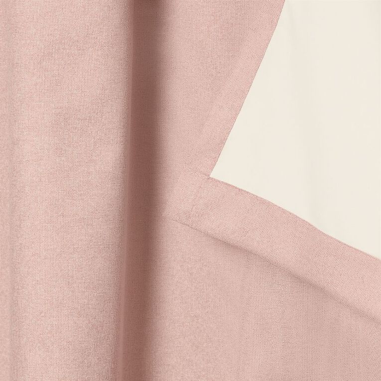 Living & Co Studio Curtains Pink Light 150-230cm Wide/205cm Drop, Pink Light, hi-res