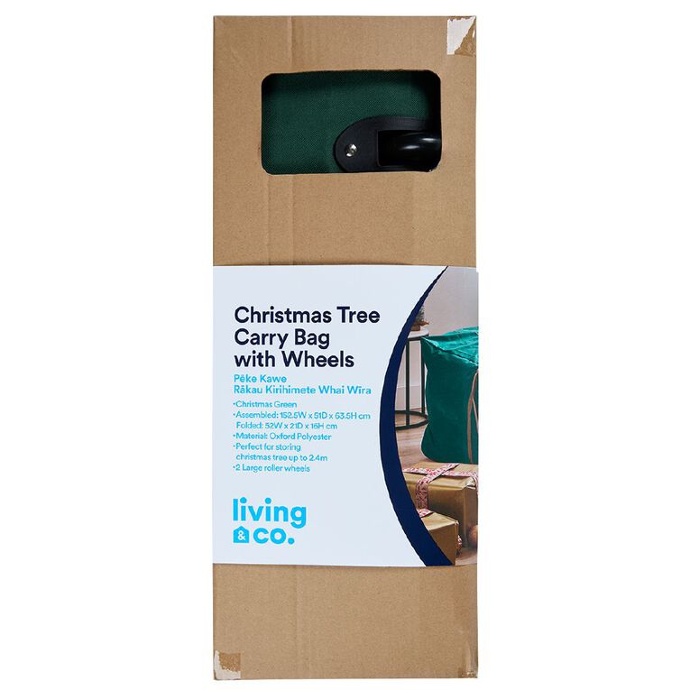 Living & Co Christmas Tree Carry Bag with wheels, , hi-res