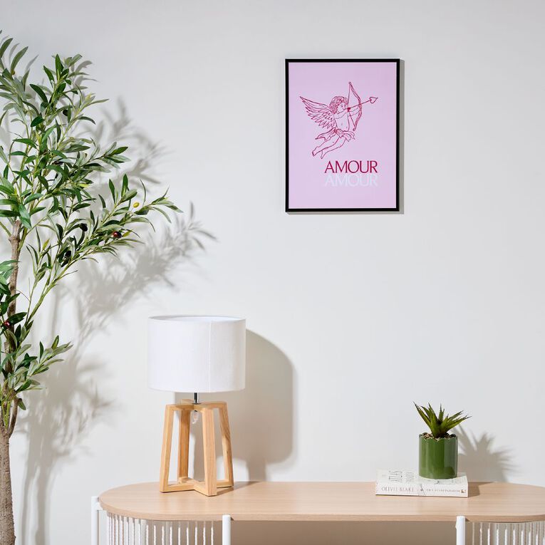 Living & Co Framed Print Cherub 30cm x 40cm, , hi-res