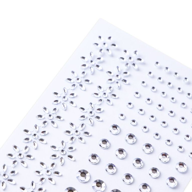 Uniti Bling Stickers Silver 80 Piece, , hi-res
