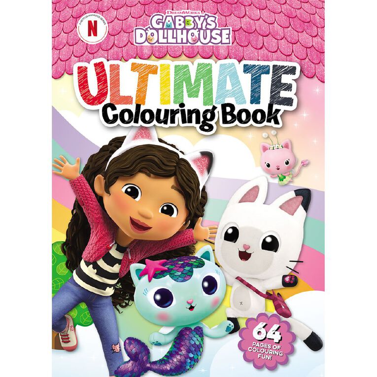 DreamWorks: Gabby's Dollhouse Ultimate Colouring Book, , hi-res