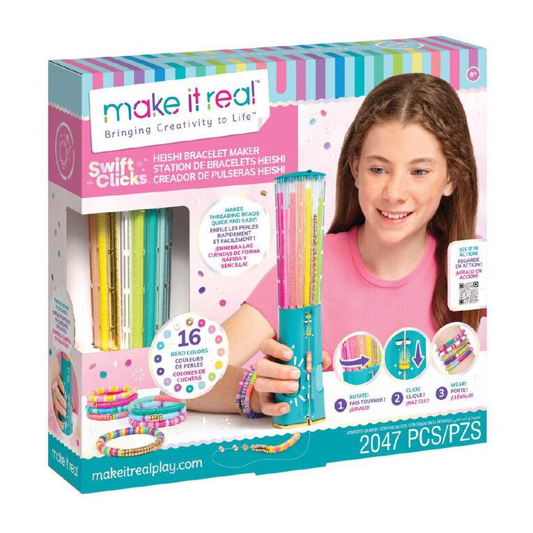 Make It Real Swift Clicks Heishi Bracelet Maker, , hi-res