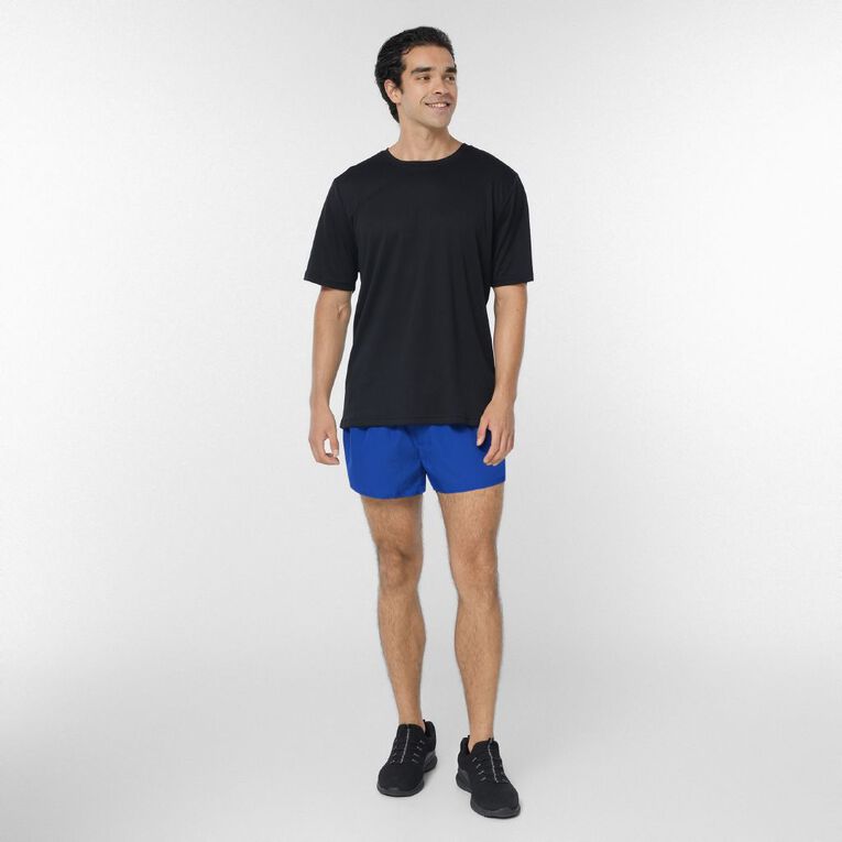 Active Intent Men's Run Liner Shorts, Blue Mid, hi-res