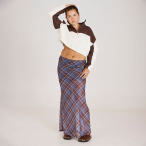 BRDRLESS Quin Crop 1/4 Zip Jumper