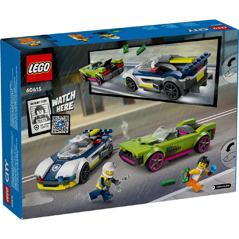 LEGO CITY Police Car and Muscle Car Chase 60415, , hi-res