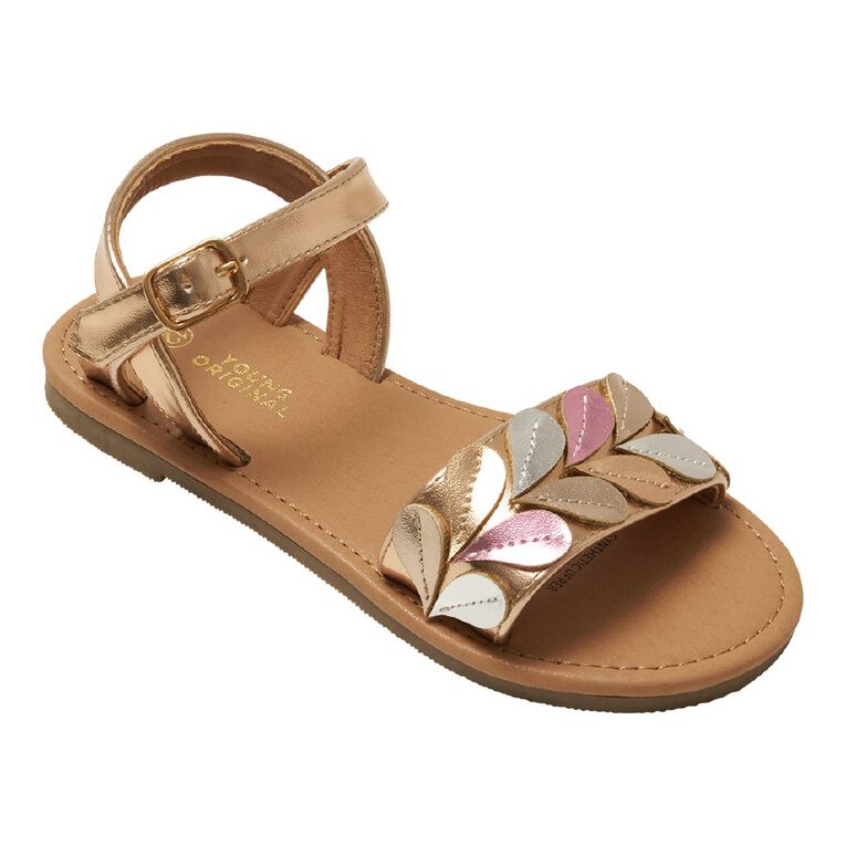 Young Original Senior Kids' Party Sandals, Silver, hi-res