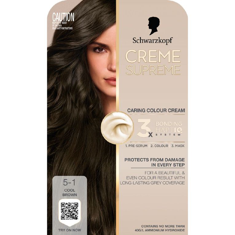 Schwarzkopf Creme Supreme 5.1 Cool Brown 180ml, , hi-res