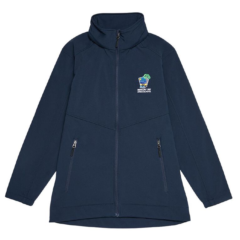 Schooltex Mercury Bay Area School Jacket with Embroidery, Navy, hi-res