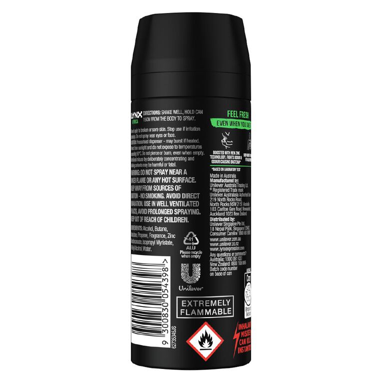 Lynx Body Spray Africa 165ml, , hi-res
