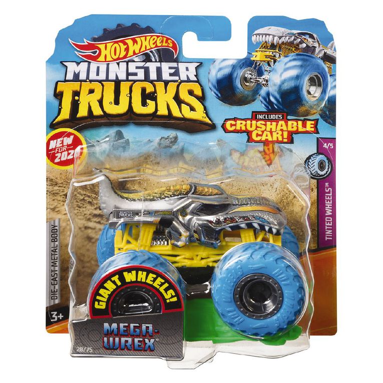 Hot Wheels Monster Trucks 1:64 Scale Diecast Truck Assorted, , hi-res