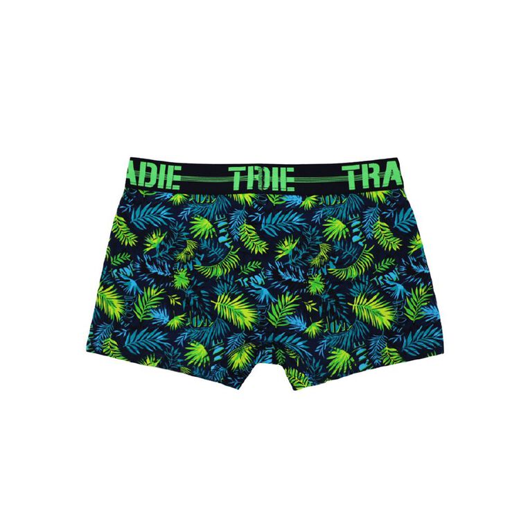 Tradie Men's Trunks Box Set 4 Pack, Blue/Navy, hi-res