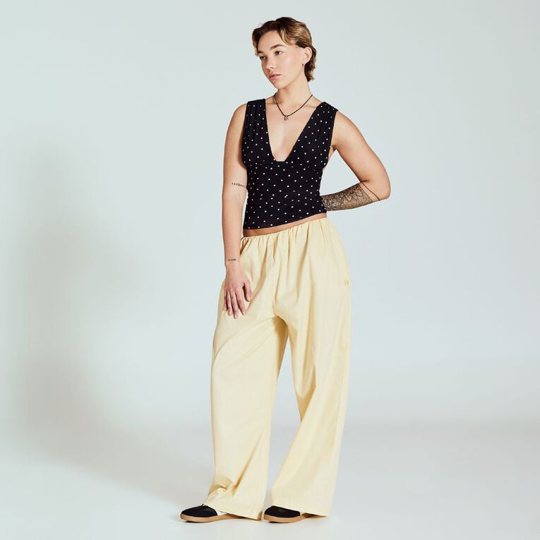BRDRLESS Arlo Mesh Fitted Top, Black/White, hi-res