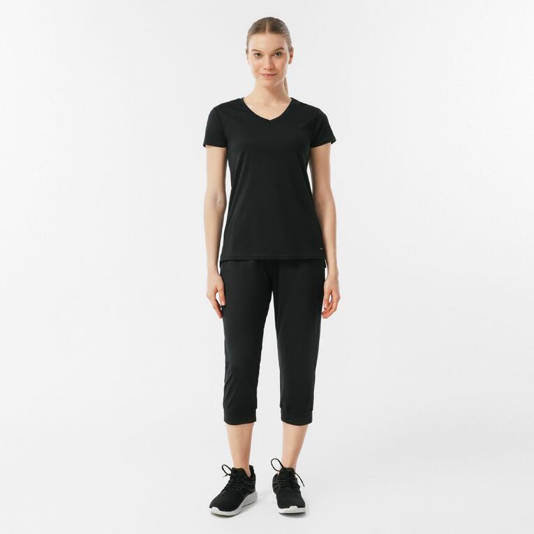 Active Intent Women's Crop Joggers, Black, hi-res