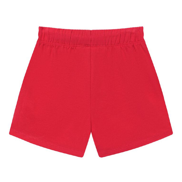 Young Original Toddler Retro Side Stripe Shorts, Red Mid, hi-res