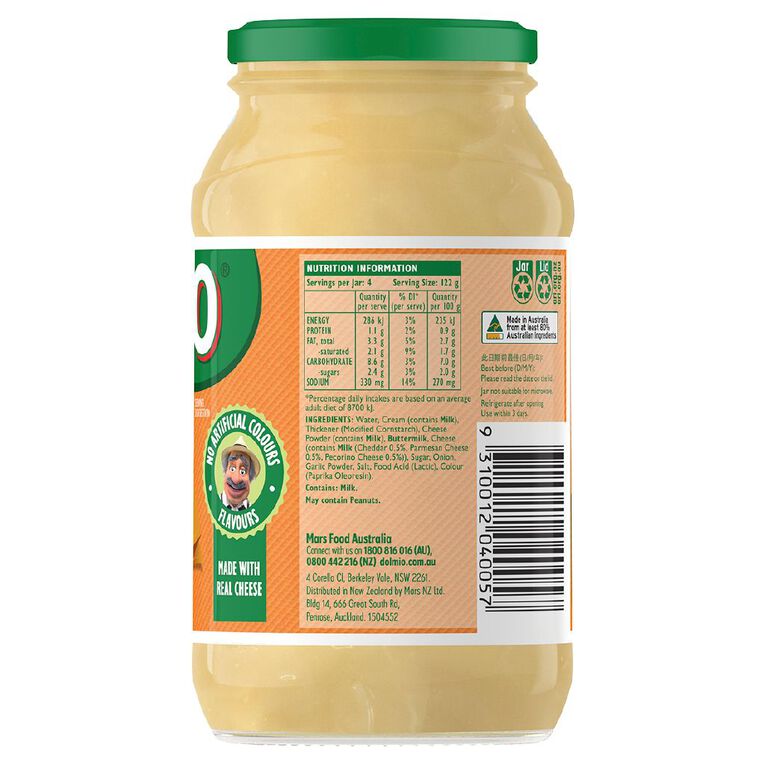 Dolmio Pasta Bake Three Cheese Pasta Sauce Jar 490g, , hi-res
