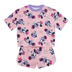 Minnie Mouse Girls' Tee and Short Pyjama Set