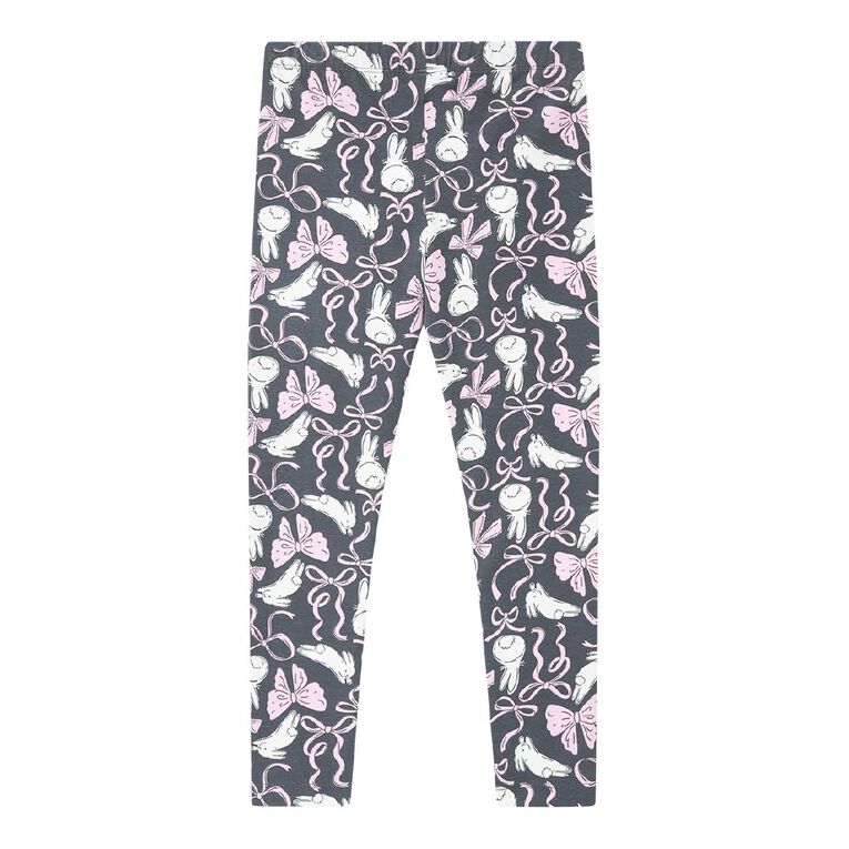 Young Original All Over Print Leggings, Grey Dark BUNNY, hi-res