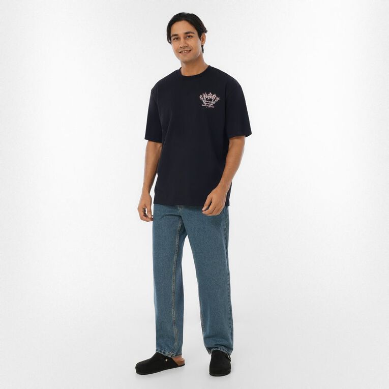 Garage Men's Boxy Graphic Tee, Black, hi-res