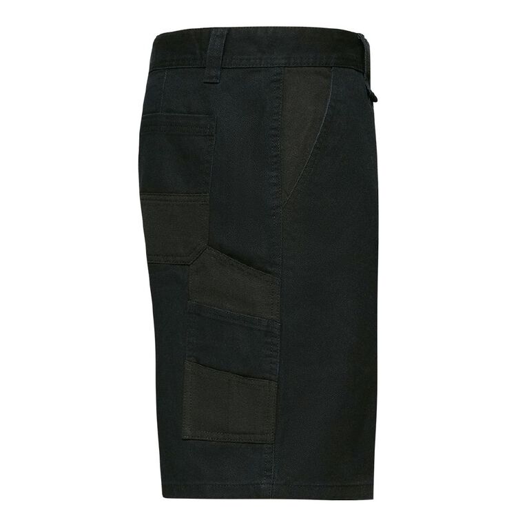 Rivet Men's Utlilty Shorts, Black, hi-res