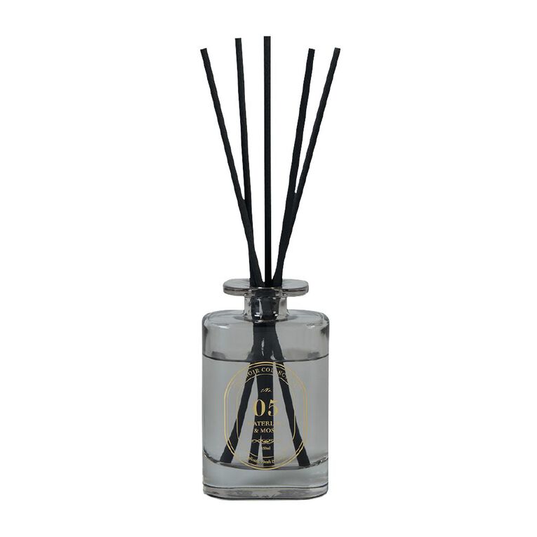 Living & Co Noir Reed Diffuser 05 Waterlily & Moss 150ml, , hi-res