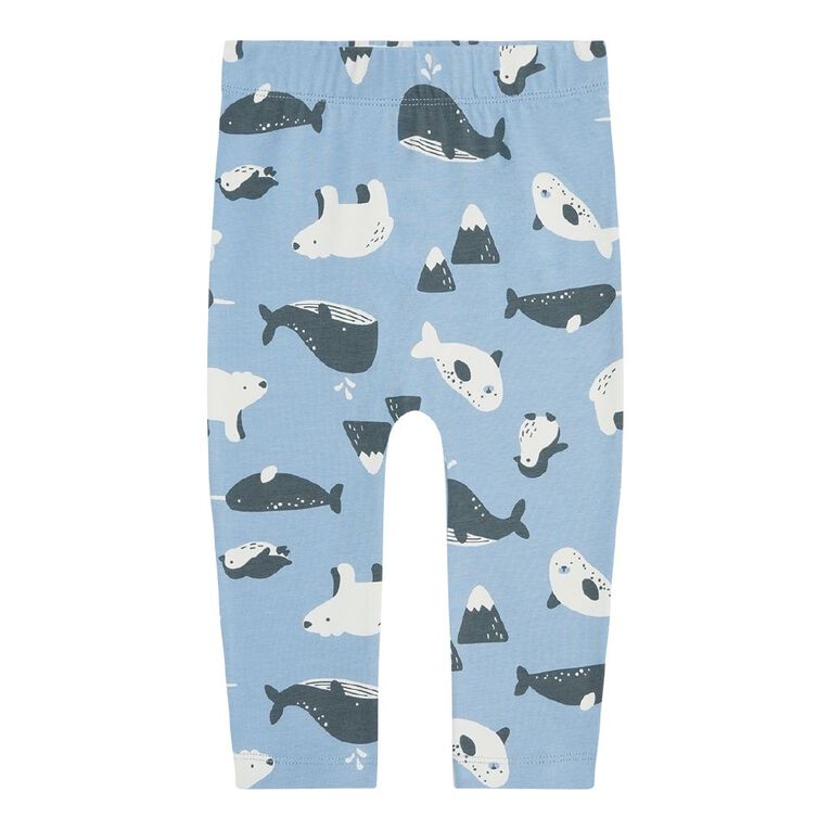 Young Original Babies' Print Leggings 3 Pack, Blue Light ARCTIC, hi-res