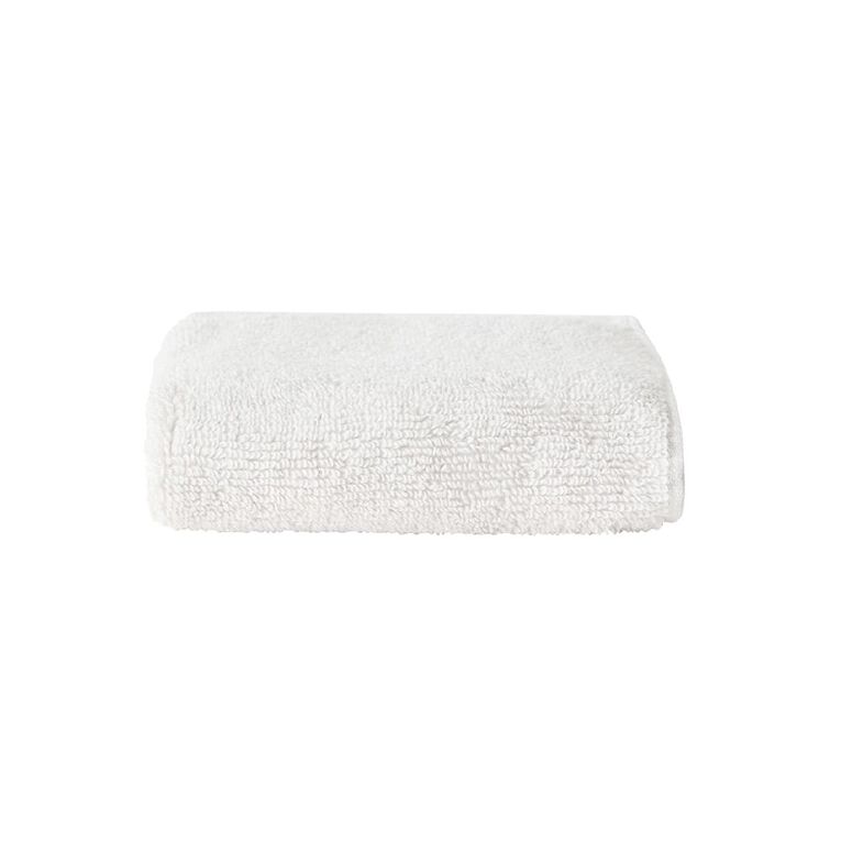Living & Co Plush Plain Face Towel Grey Light, , hi-res