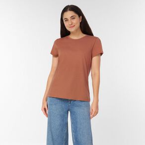 H&H Women's Essential Short Sleeve Crew Neck Tee