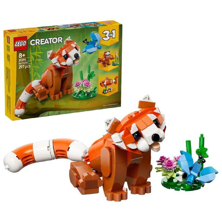 LEGO CREATOR Cute Animals: Red Panda 31394, , hi-res
