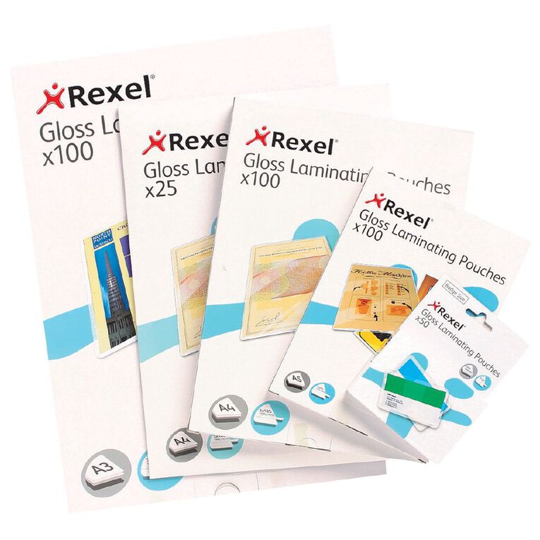 Rexel Laminating Pouch A3 2x75 micron Pack 25, , hi-res