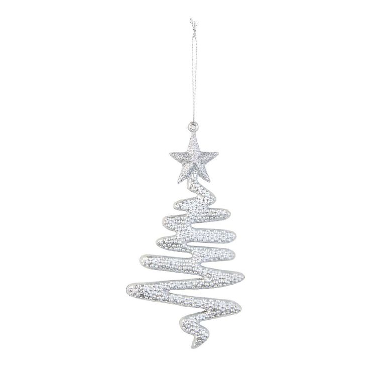 Wonderland Squiggle Tree with Star Decoration Assorted 17cm, , hi-res