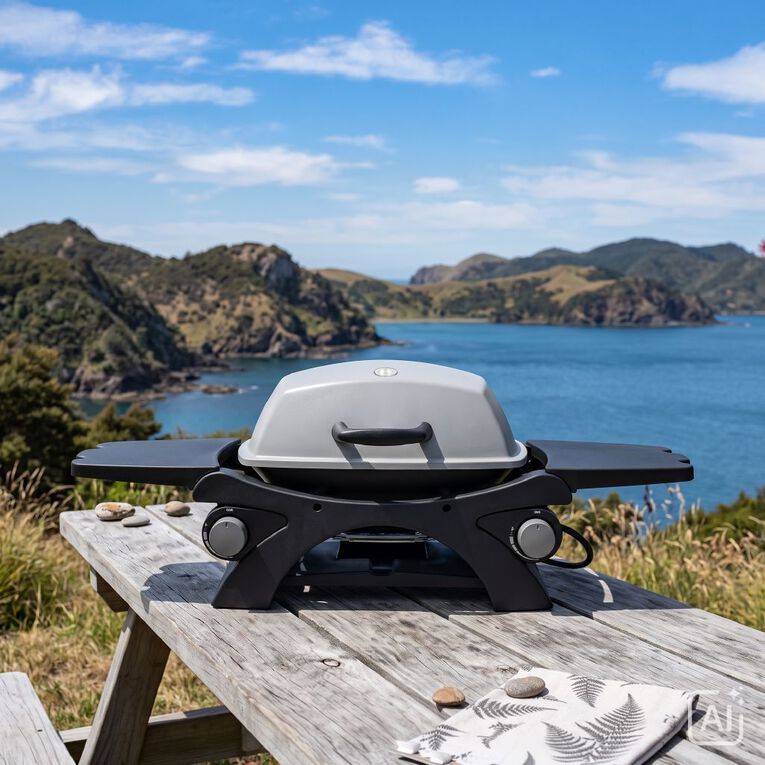 Gascraft Portable 2 Burner BBQ, , hi-res