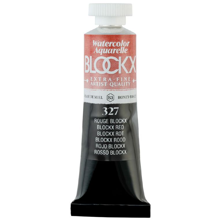 BLOCKX Watercolour Tube 15ml S3 327  Red Red, , hi-res