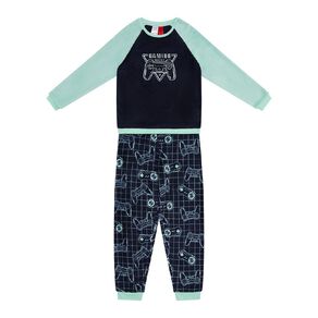 H&H Boys' Micro Fleece Pyjama Set