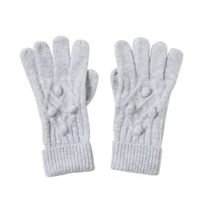 H&H Women's Cable Pom Gloves