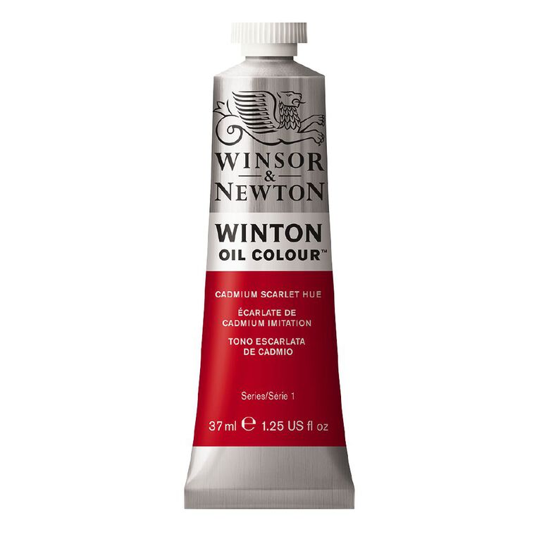 Winsor & Newton Winton Oil Cad Scarlet Hue 37ml, , hi-res