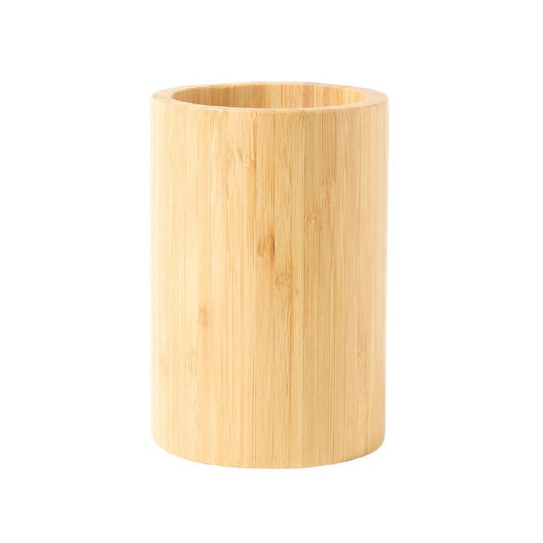 Living & Co Bamboo Utensil Holder Natural, , hi-res